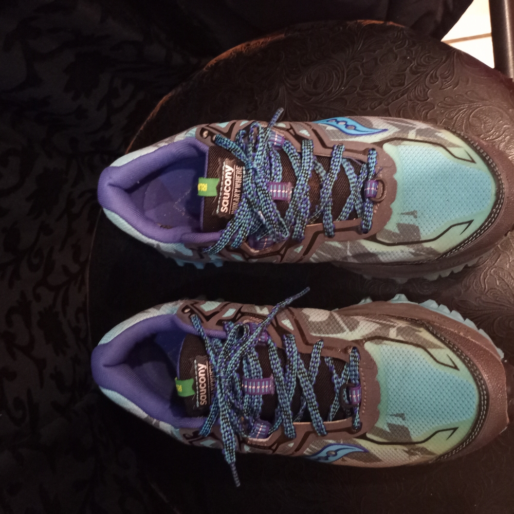 Saucony Women's Athletic Shoes - Blue and Purple